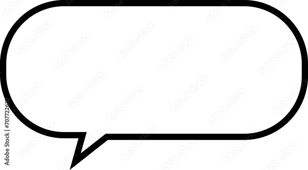 Poster talk bubble speech icon. blank empty bubble vector illustration design element. chat on line symbol 