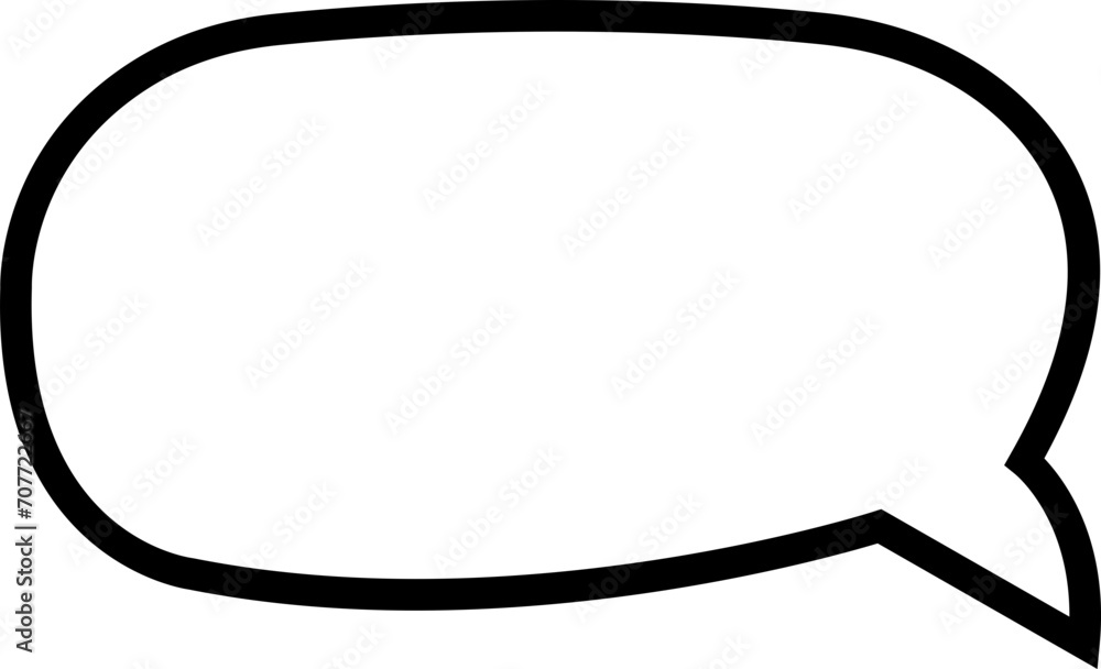 Poster talk bubble speech icon. blank empty bubble vector illustration design element. chat on line symbol 