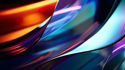Colorful Glass 3D Object