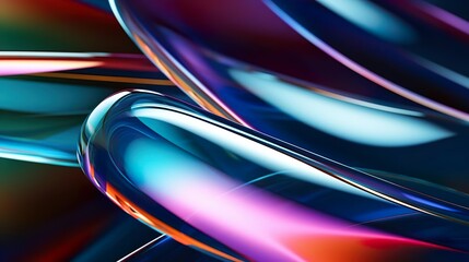 Colorful Glass 3D Object