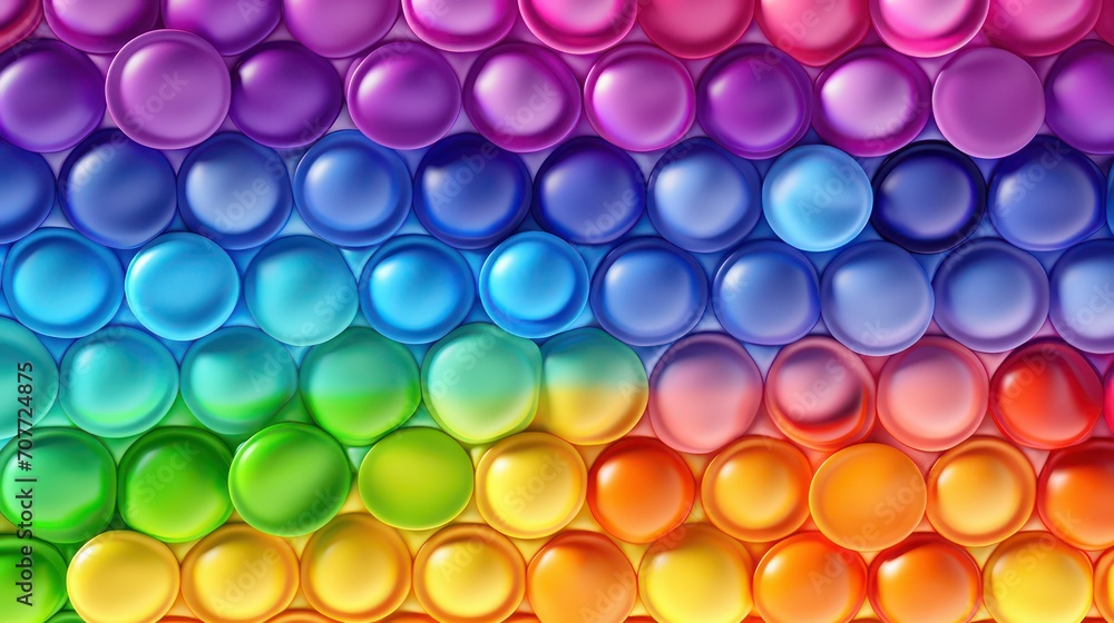 Poster abstract background with colorful circles