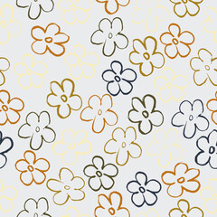  Collage contemporary seamless pattern.