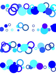 Rainbow color triangle seamless pattern