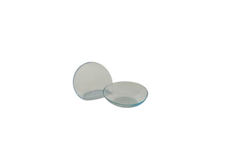PNG,Transparent contact lenses for eyes, isolated on white background