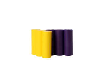 PNG, a set of colored plasticine, isolated on a white background.