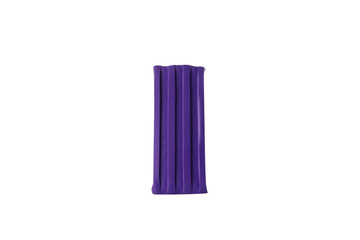 PNG, a layer of purple plasticine, isolated on a white background.