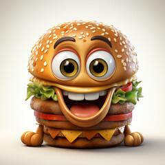 Lustiger Cartoon xxx isoliert auf wei&szlig;em Hintergrund (Durch AI generiert)