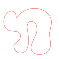 freehand draw on a white background