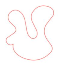 freehand draw on a white background