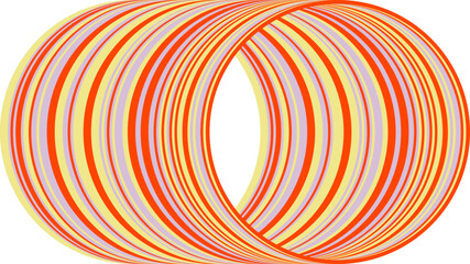 An abstract transparent repeating circle shapes design element.