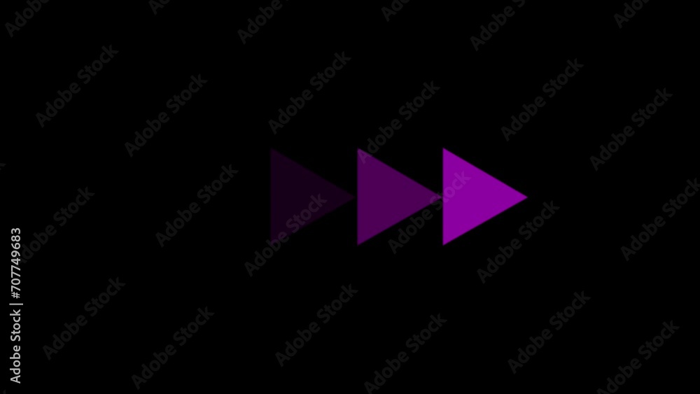 Poster direction arrow animation. directional arrows going direction for social media. arrow sign animation