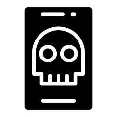 hacked smartphone glyph