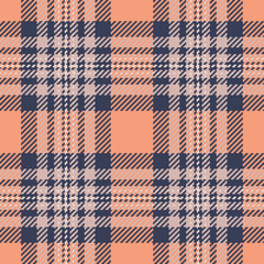 Tartan pattern seamless of plaid vector check with a background textile texture fabric.