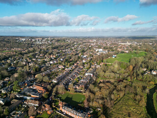 Winchester aerial shot near the college Hampshire