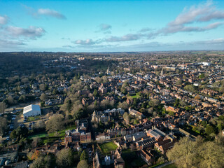 Winchester aerial view shot 