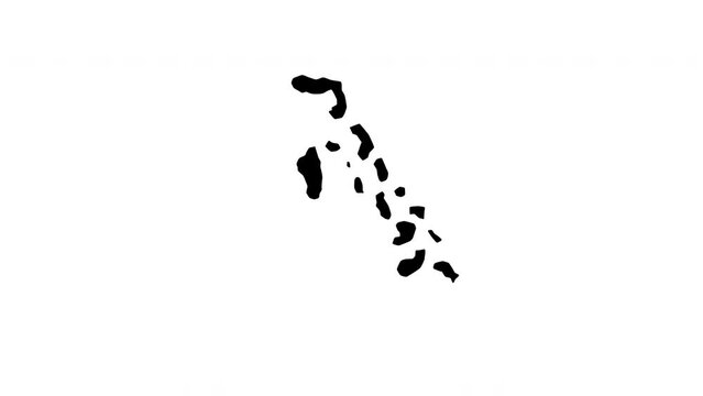 animated video of the map of the Bahamas