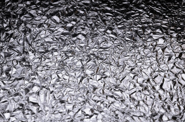 Texture of metal, aluminium or aluminum foil background