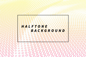 Vector halftone for backgrounds and designs