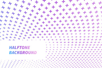 Obraz premium Halftone texture with dots. Vector. Modern background for posters, websites, web pages, business cards, postcards, interior design. Punk, pop, grunge in vintage style. Minimalism.