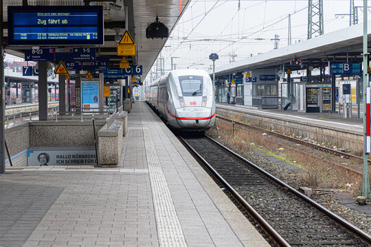 Bahnstreik N&uuml;rnberg Hauptbahnhof