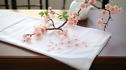 cherry blossom on table
