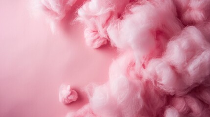 Cotton Candy Delight background with copy space.