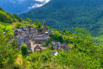 Alte Dörfer im Val d'Aran | Spanien - obrazy, fototapety, plakaty