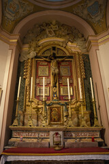 Fototapeta na wymiar Interior of Carmelite Priory in Mdina, Malta