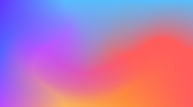 Blurred colored abstract background. Smooth transitions of iridescent colors. Colorful gradient. Mesh gradient