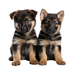 Puppies of German shepherd
