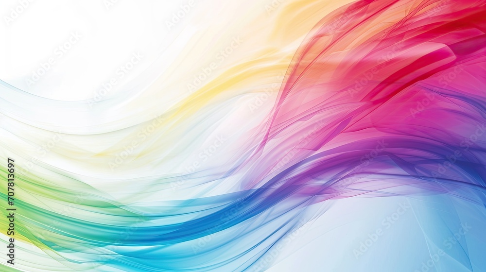 Poster abstract colorful background with smooth lines in it