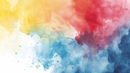 Abstract colorful watercolor for background, Colorful watercolor background