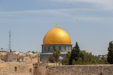 Fototapeta na wymiar The Dome of The Rock. Qubbat As-Sakhra. Jerusalem