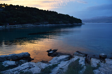 Coastal Sunset At Sea | Colorful Mediterranean Landscape