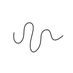 Randoom Line Doodle Art. Randoom Line Element