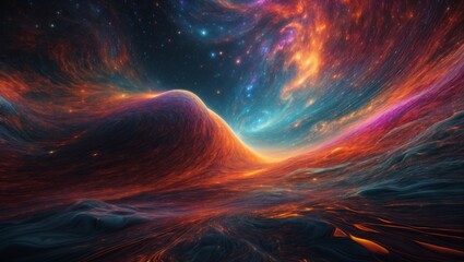 Colorful space background