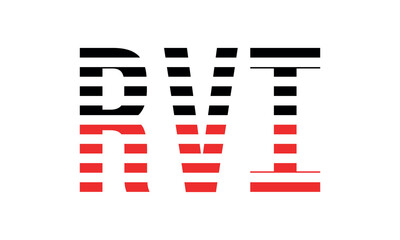 RVI three initial letter iconic line negative space minimal logo design vector template. monogram, abstract, wordmark, business, typography, minimalist, brand, company, flat, modern, unique, simple