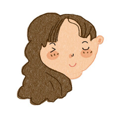 illustration of a woman's face