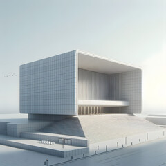 modern office building with windows
