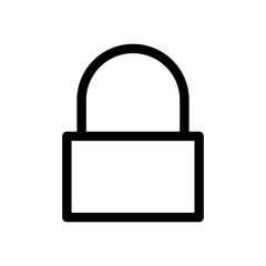 Padlock icon vector design templates simple and modern