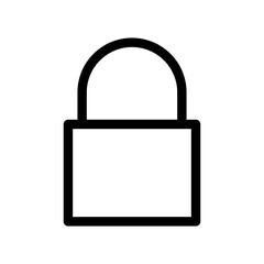 Padlock icon vector design templates simple and modern