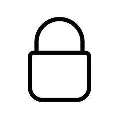 Padlock icon vector design templates simple and modern