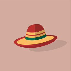 Mexican Hat Sombrero Flat Icon