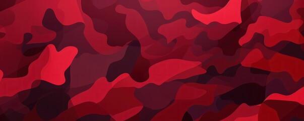 Crimson camouflage pattern design poster background - obrazy, fototapety, plakaty