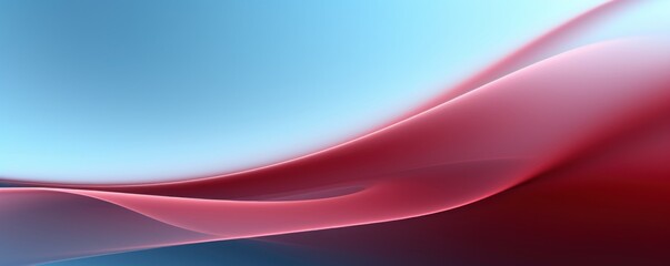 Crimson background image for design or product presentation, with a play of light and shadow, in light blue tones 