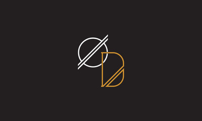 OD, DO, O, D Abstract Letters Logo Monogram