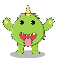 Fototapeta premium Design Cute Monster