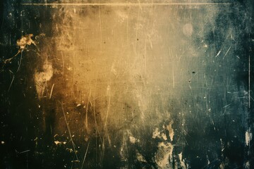 Vintage distressed old photo light leaks background with copy space. Generative AI. - obrazy, fototapety, plakaty
