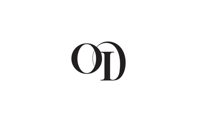 OD, DO, O, D Abstract Letters Logo Monogram