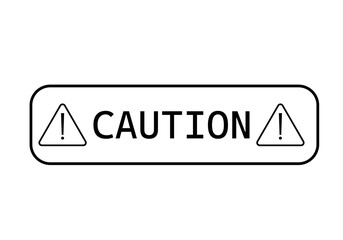 Icono de señal de advertencia o aviso de peligro.